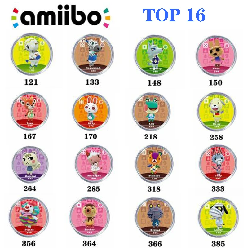 Animal Crossing Card Amiibo Card Work for NS 3DS Games Series 1 2 3 4 (001 to 400) TOP 16
Animal Crossing Card Amiibo Card Work for NS 3DS Games Series 1 2 3 4 (001 to 400) TOP 16