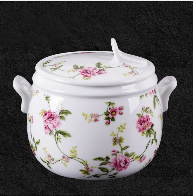 Factory direct batch ceramic water stewed bird's nest with cover ears can be customized white bone china porcelain ear soup
Factory direct batch ceramic water stewed bird's nest with cover ears can be customized white bone china porcelain ear soup