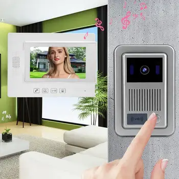 door bell camera Zhudele 1V2 LCD 7in Video Door Phone Security Intercom ID Card Doorbell 100-240V Intercom Doorbell
door bell camera Zhudele 1V2 LCD 7in Video Door Phone Security Intercom ID Card Doorbell 100-240V Intercom Doorbell