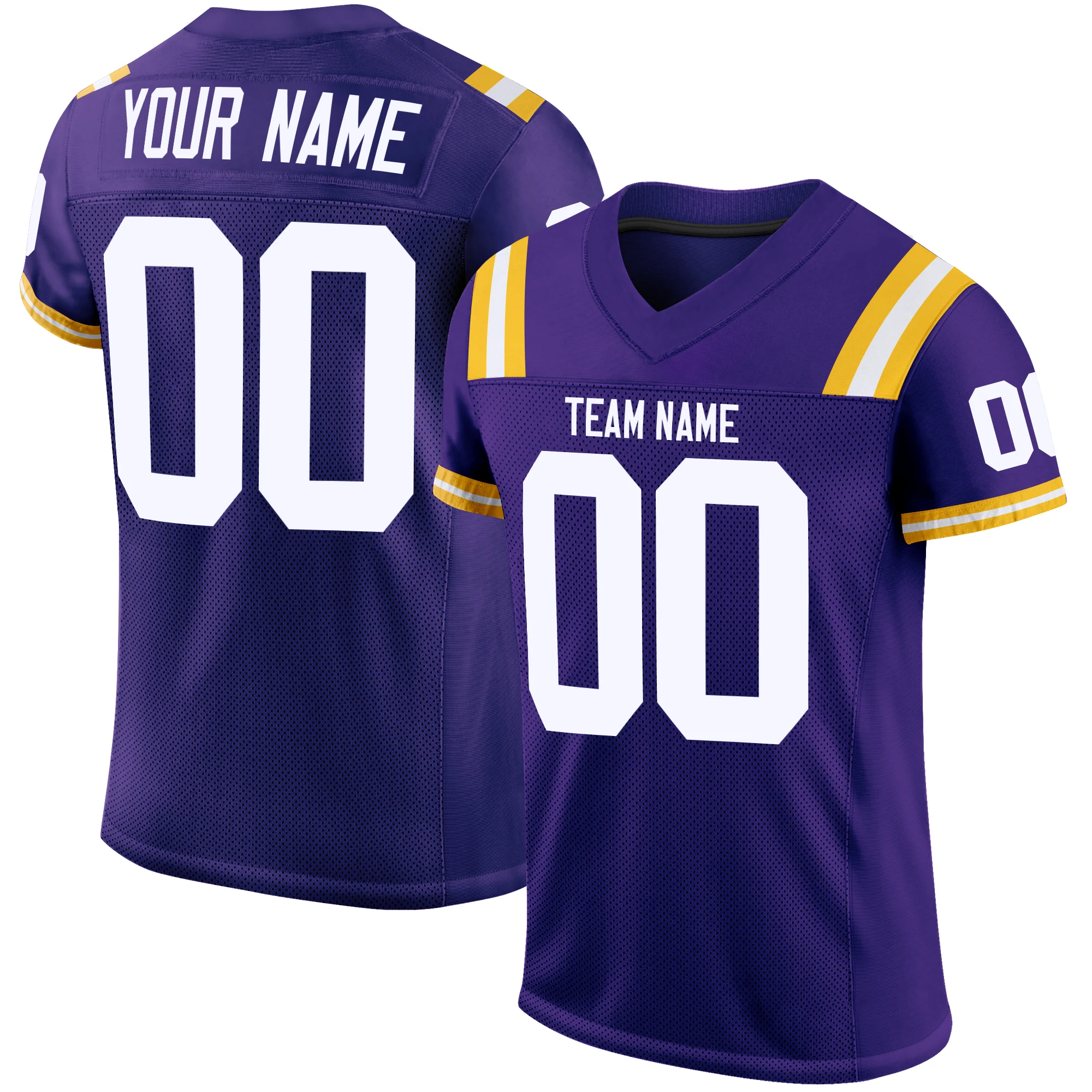 

Sewing Wholesale Custom Football Jerseys Embroidered Team Name Number Stitched Logo Rugby Jersey Game Training Men/Women/Youth