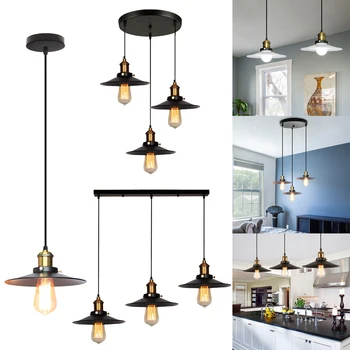 Vintage Industrial Pendant Lights Lighting Retro Chandelier Hanging Lamp Ceiling Lamps LED Kitchen Living Room Decor 1/3 Heads
Vintage Industrial Pendant Lights Lighting Retro Chandelier Hanging Lamp Ceiling Lamps LED Kitchen Living Room Decor 1/3 Heads