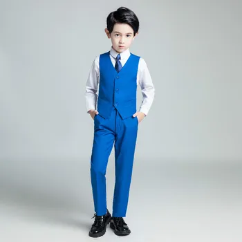 YuanLu Kids Suits For Boy 4PCS Vest/Pants/Shirt/Tie Suits Formal Suits For for Weddings Performance Baby Tuxedo 3 Color Choose
YuanLu Kids Suits For Boy 4PCS Vest/Pants/Shirt/Tie Suits Formal Suits For for Weddings Performance Baby Tuxedo 3 Color Choose