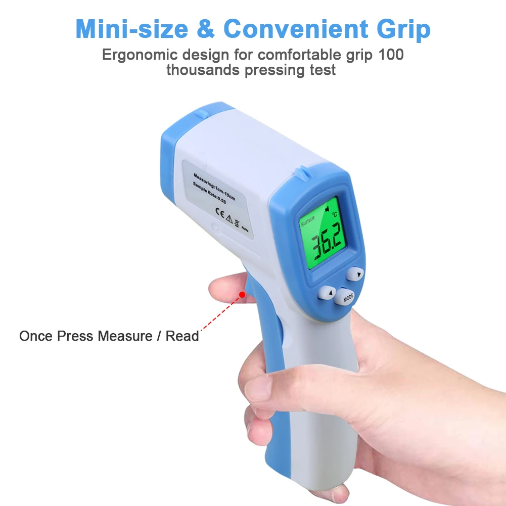 Baby Thermometer Medical Portable Digital Infrared Non-contact Forehead/Ear Temperature Measure For Kids and Adults Health Cares
Baby Thermometer Medical Portable Digital Infrared Non-contact Forehead/Ear Temperature Measure For Kids and Adults Health Cares