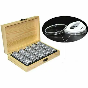 New Arrival Wooden Display Holder 50Pcs Coin Storage Box Commemorative Collection Case Wooden Commemorative Coin Protection Box
New Arrival Wooden Display Holder 50Pcs Coin Storage Box Commemorative Collection Case Wooden Commemorative Coin Protection Box