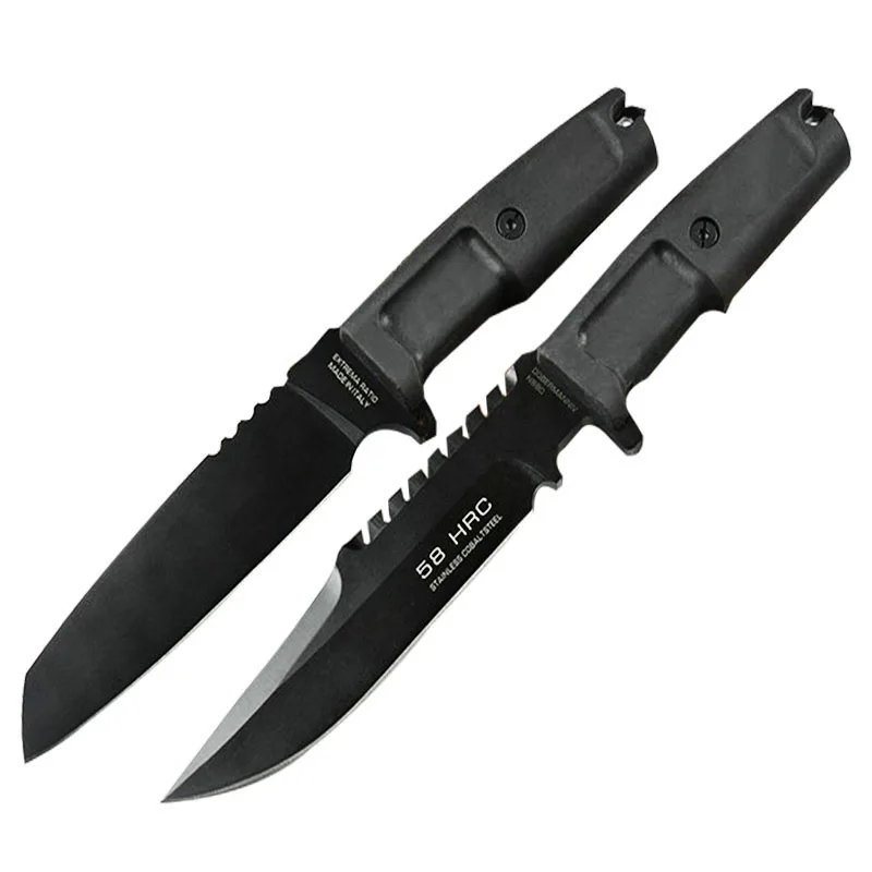 ToughKeng Outdoor Camping Mechanical Edge Fixed Blade Knife 5CR13MOV Steel Rubber Handle High-strength Knife Tool
ToughKeng Outdoor Camping Mechanical Edge Fixed Blade Knife 5CR13MOV Steel Rubber Handle High-strength Knife Tool