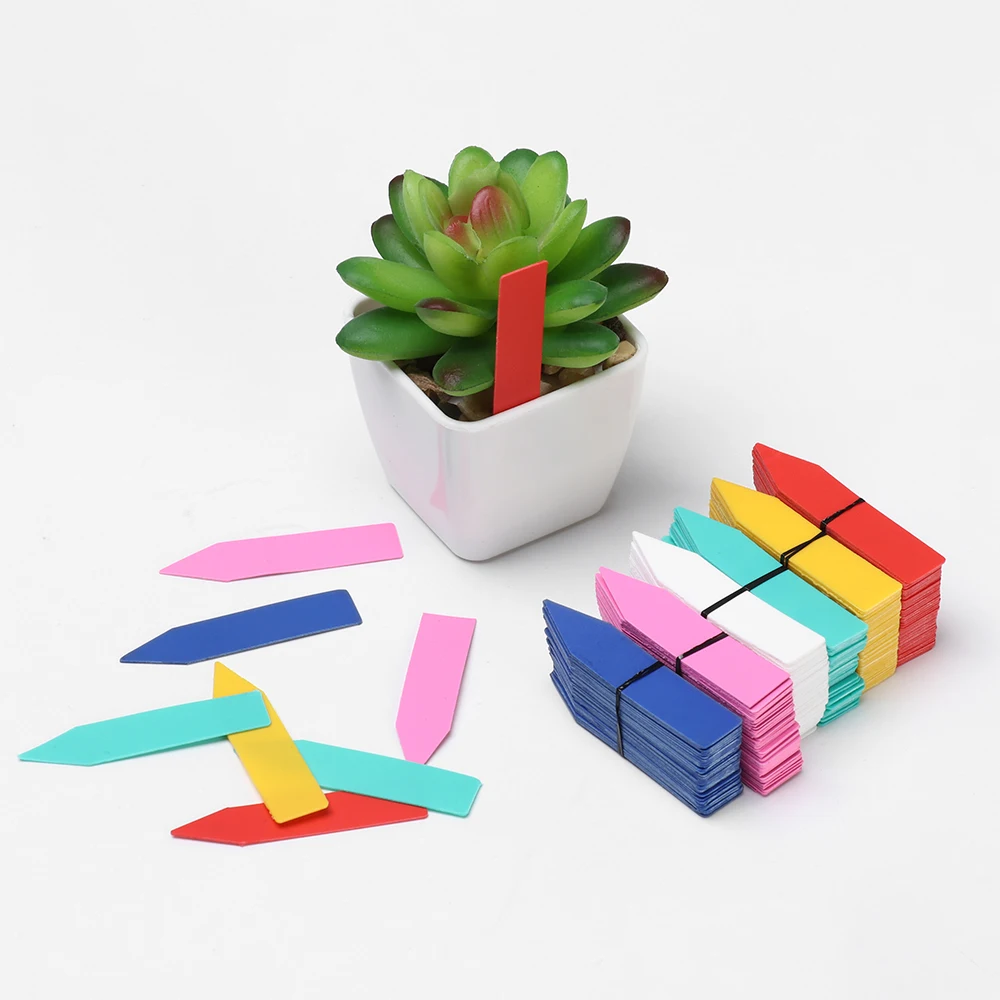 100PCS-Greenhouse-Waterproof-Plants-Seedling-Label-Garden-Tools-Classification-Plastic-Tags-Marker-Nursery-Pot-for-Garden