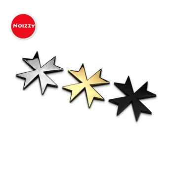 Noizzy Maltese Cross Honor 100% 3D Metal Auto Sticker Motorcycle Emblem Automobile Badge Trunk Black Gold Tuning Car Styling
Noizzy Maltese Cross Honor 100% 3D Metal Auto Sticker Motorcycle Emblem Automobile Badge Trunk Black Gold Tuning Car Styling