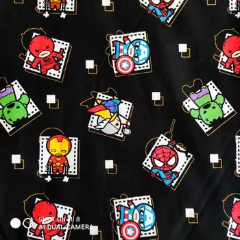 50* 110cm 100% Cotton Fabric Sewing Quilting Fabrics Basic Quality For Patchwork Needlework Diy Handmade Cloth Accessories
50* 110cm 100% Cotton Fabric Sewing Quilting Fabrics Basic Quality For Patchwork Needlework Diy Handmade Cloth Accessories