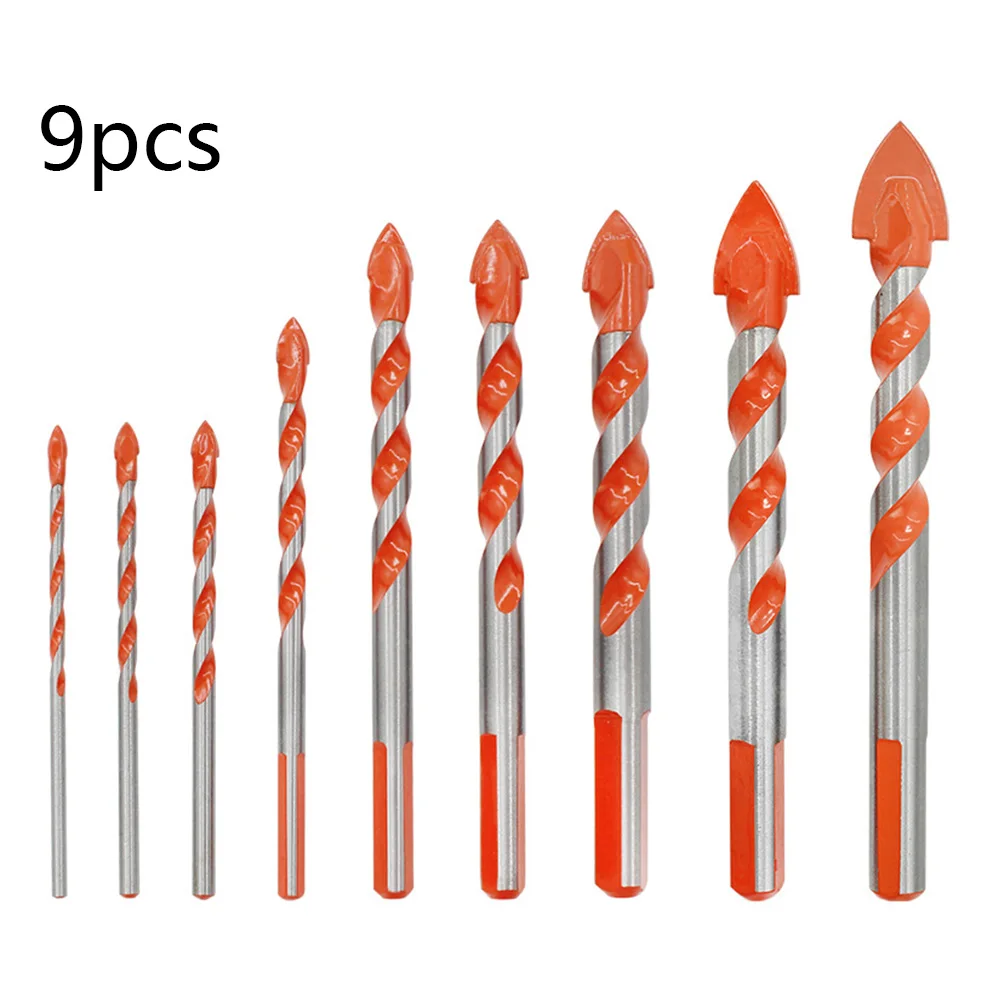 9PC Drill Bits Set Hole Opener Triangular-Overlord Handle Multi-Functional Original Marble Perforator Ceramic Tile Drill Tools
9PC Drill Bits Set Hole Opener Triangular-Overlord Handle Multi-Functional Original Marble Perforator Ceramic Tile Drill Tools