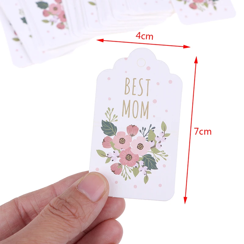 christmas gift tags kraft paper tag label xmas gift for party