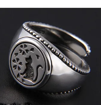International Standard 100%925 Silver Cat Lucky Cat Open Ring
International Standard 100%925 Silver Cat Lucky Cat Open Ring