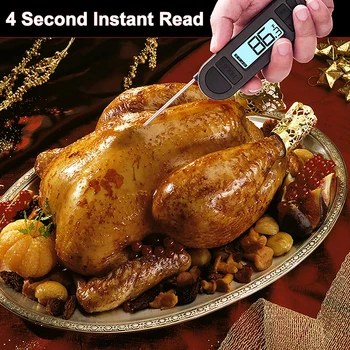 Digital Meat Thermometer-Instant Reading Food Thermometer (Black) For Cooking Candy BBQ Tea Milk Folding Probe Kitchen Tools
Digital Meat Thermometer-Instant Reading Food Thermometer (Black) For Cooking Candy BBQ Tea Milk Folding Probe Kitchen Tools