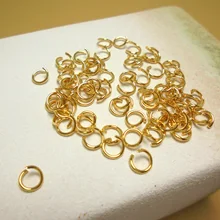 100pcs 24K Gold Color Plated Brass Jump Rings 5x0.7mm Open Round Jump Rings Jewelry Making
100pcs 24K Gold Color Plated Brass Jump Rings 5x0.7mm Open Round Jump Rings Jewelry Making