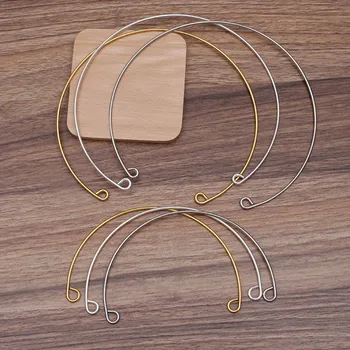 100sets Women Simple Wired 2 Pendant Loops Cuff Punk Chokers Collar Necklace Headpieces Findings DIY Wedding Hair Accessories
100sets Women Simple Wired 2 Pendant Loops Cuff Punk Chokers Collar Necklace Headpieces Findings DIY Wedding Hair Accessories