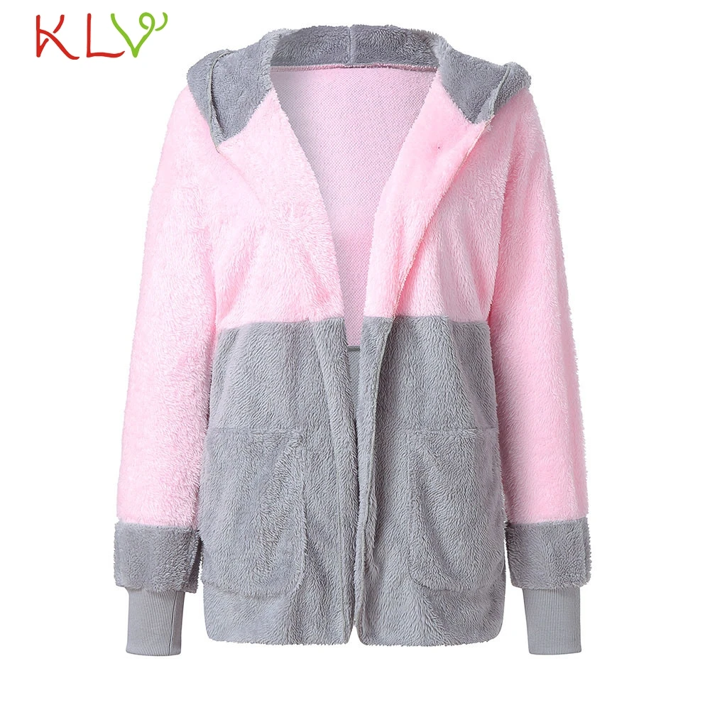 Women Jacket Hoodie Stitch Contrast Color Chic Cardigan Fleece Winter Hoody Coat Fashion Casual Outwear Plus Size Clothes 19Sep
Women Jacket Hoodie Stitch Contrast Color Chic Cardigan Fleece Winter Hoody Coat Fashion Casual Outwear Plus Size Clothes 19Sep