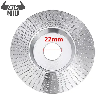 DANIU 110mm Wood Angle Grinding Wheel Shaping Wood Carving Disc Angle Grinding Wheel Abrasive Tool for Angle Grinder