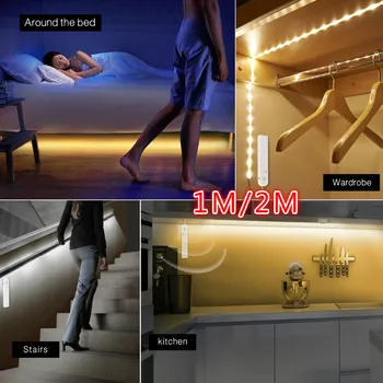 SMD2835 Sensitive PIR Motion Sensor Bar Lamp with Automatic and Manual Switch Modes, Remote Battery Power Supply, 1 Meter/30LED
SMD2835 Sensitive PIR Motion Sensor Bar Lamp with Automatic and Manual Switch Modes, Remote Battery Power Supply, 1 Meter/30LED