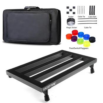 Guitar Pedal Board with Carry Bag Aluminum Alloy Lightweight Guitar Effect Pedalboard Accessories
Guitar Pedal Board with Carry Bag Aluminum Alloy Lightweight Guitar Effect Pedalboard Accessories