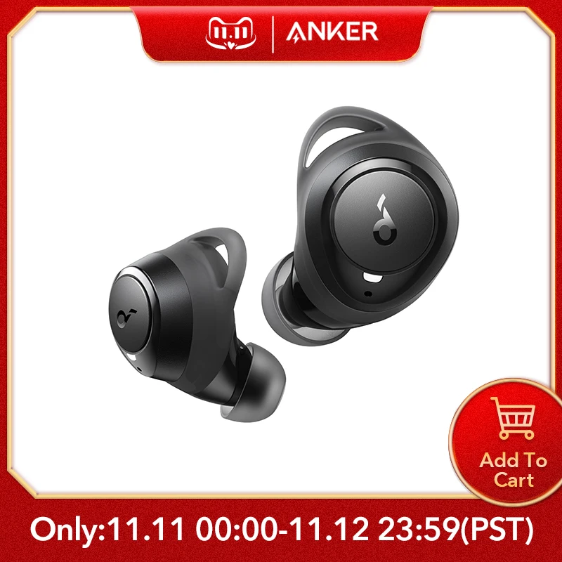 Soundcore by Anker Life A1 True Wireless Earbuds Powerful Customized Sound 35H Playtime Charging USB-C Fast Charge | Электроника