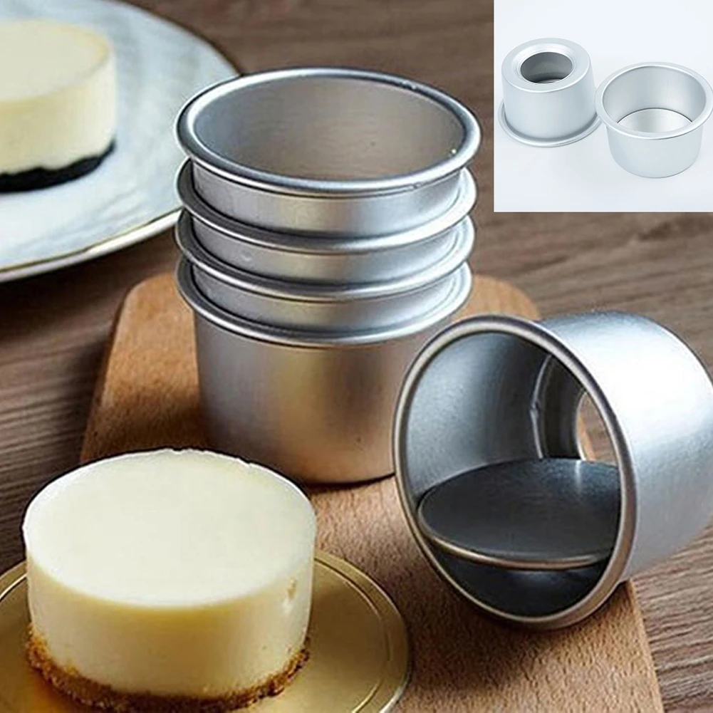 5pcs Aluminum Alloy Cake Mold Round Pudding Cupcake Pan Mold Diy Baking Mold With Cake Round Cakes Tins Pan Bottoms
5pcs Aluminum Alloy Cake Mold Round Pudding Cupcake Pan Mold Diy Baking Mold With Cake Round Cakes Tins Pan Bottoms