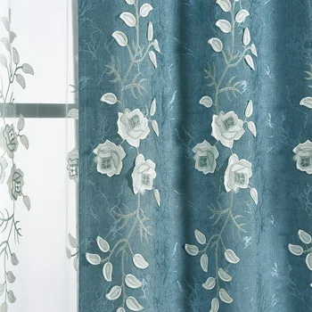Luxury Chenille Embossed Embroidered Curtains Shade Blackout Window Curtains for Living Dining Room Bedroom
Luxury Chenille Embossed Embroidered Curtains Shade Blackout Window Curtains for Living Dining Room Bedroom