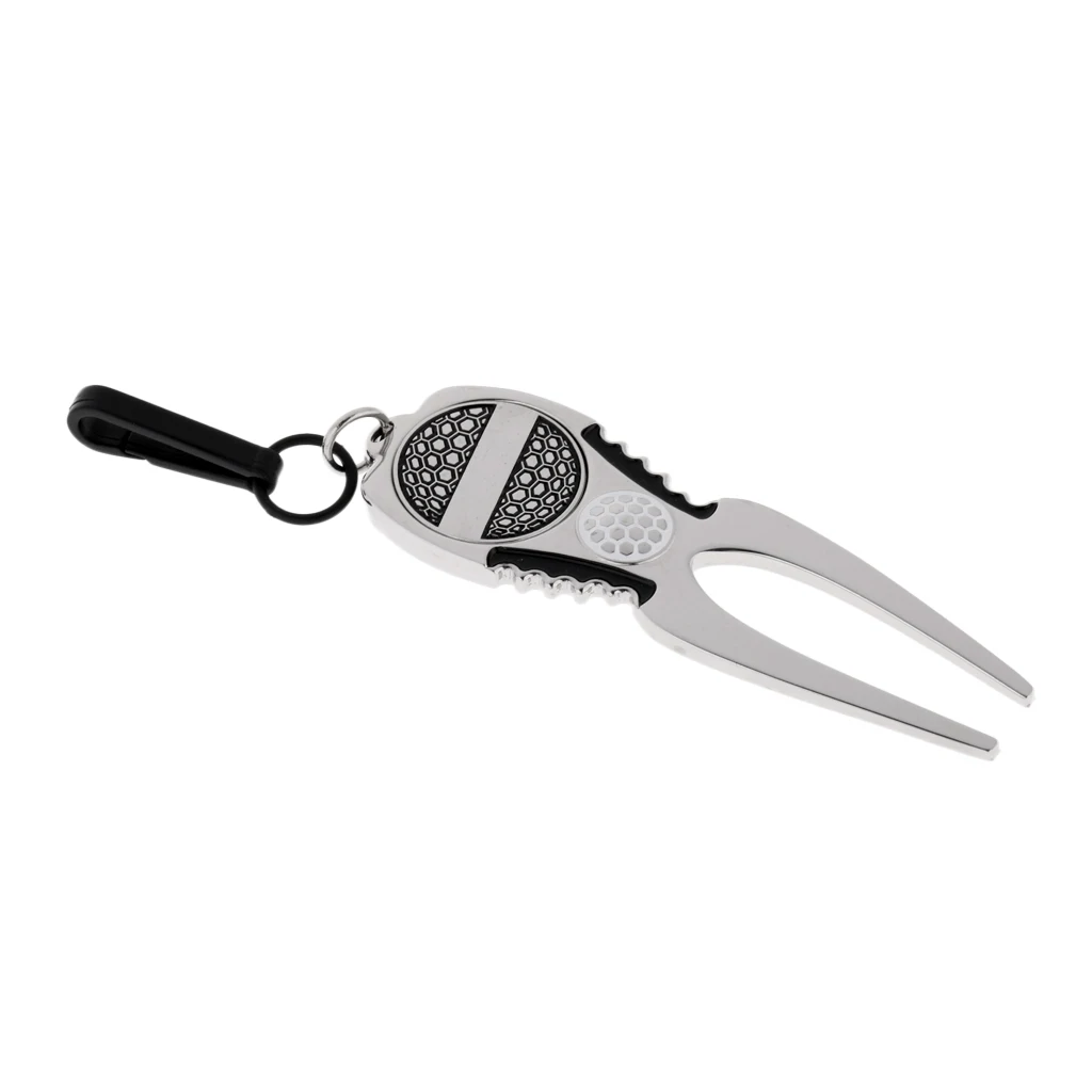 Compact Golf Club Divot Tool With Marker Pitch Fork Repair Kit Compact Golf Club Divot Tool With Marker Pitch Fork Repair Kit