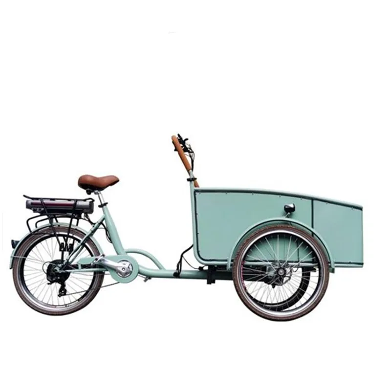 Фото Педальный Электрический голландский трехколесный велосипед для взрослых