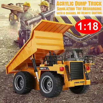 1/18 2.4G 6CH Electric Metal Rc Car Dump Truck Alloy Engineering Vehicle Articulated Dump Truck Model Cars Gift Toys
1/18 2.4G 6CH Electric Metal Rc Car Dump Truck Alloy Engineering Vehicle Articulated Dump Truck Model Cars Gift Toys