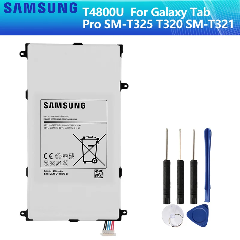 SAMSUNG оригинальный аккумулятор T4800E T4800U T4800C T4800K для Samsung Галактика вкладка Pro 8 4 в SM
