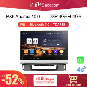 PX6 10.1" Android 10.0 4GB RAM 64G Car radio DVD Player For Opel Astra J 2011 2012 2013 2014 GPS Glonass autoradio Bluetooth 5.0
PX6 10.1" Android 10.0 4GB RAM 64G Car radio DVD Player For Opel Astra J 2011 2012 2013 2014 GPS Glonass autoradio Bluetooth 5.0