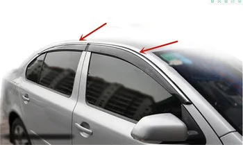 Car styling Car-covers Car For Skoda Octavia A5 2007-2013 Window Visor Shade Vent Wind Rain Deflector Guards Cover 4pcs/Set 
Car styling Car-covers Car For Skoda Octavia A5 2007-2013 Window Visor Shade Vent Wind Rain Deflector Guards Cover 4pcs/Set