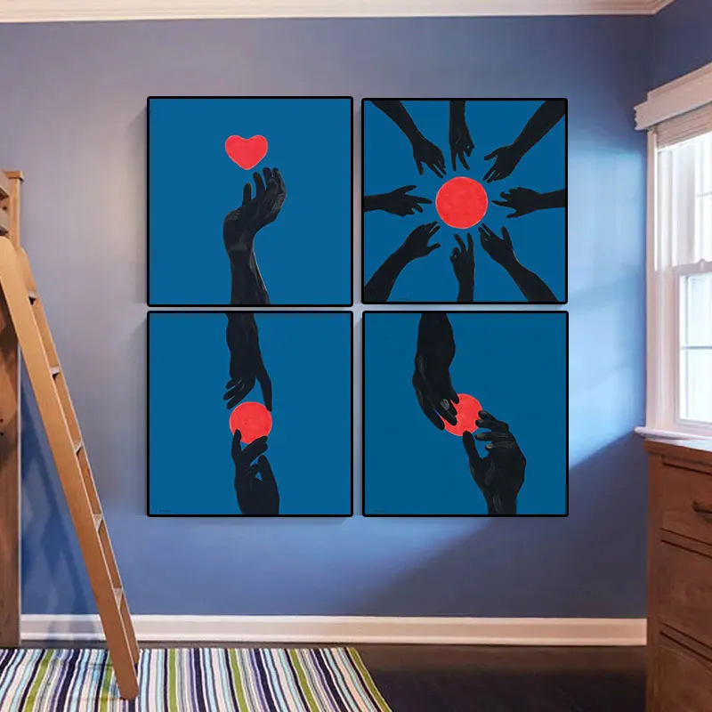 Abstract Art Hands Geometry Round Posters and Prints Canvas Painting Modern Wall Pictures in Living Room Home Decoration Cuadros
Abstract Art Hands Geometry Round Posters and Prints Canvas Painting Modern Wall Pictures in Living Room Home Decoration Cuadros