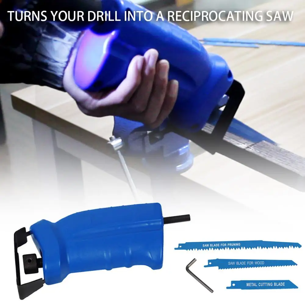 Reciprocating Saw Adapter Portable Adapter Set Change Electric Drill Into Saw Electric drill reciprocating saw set @10
Reciprocating Saw Adapter Portable Adapter Set Change Electric Drill Into Saw Electric drill reciprocating saw set @10
