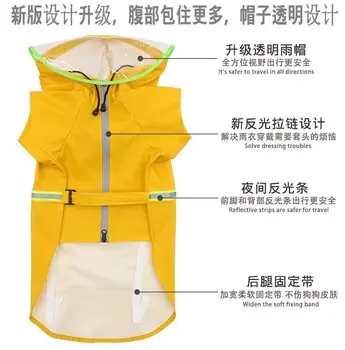 Dog Raincoat Pet Dog Waterproof Poncho Corgi Teddy Schnauzer Small and Medium-sized Dogs Feet Spring and Summer Dog Clothes
Dog Raincoat Pet Dog Waterproof Poncho Corgi Teddy Schnauzer Small and Medium-sized Dogs Feet Spring and Summer Dog Clothes