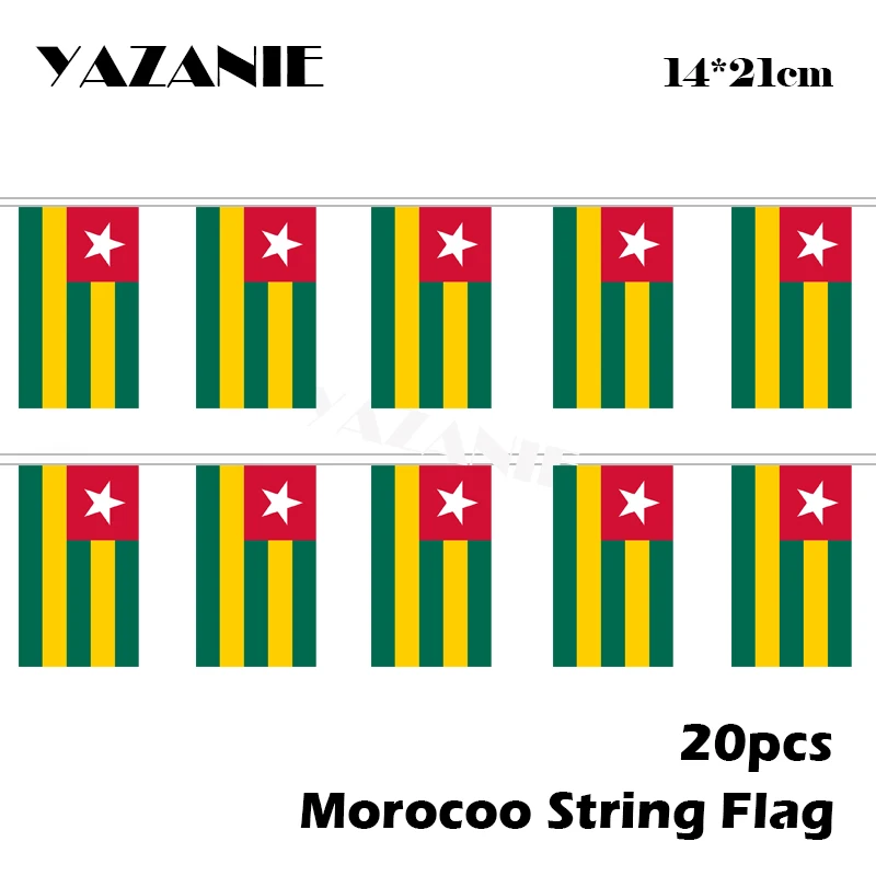 Фото YAZANIE 14*21 см 20 шт. 5 м того пользовательские флаг страны овсянка парад деятельности