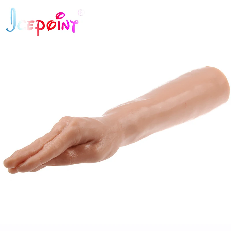 ICEPOINT 36*7 Female Flesh Big Huge Dildo Realistic Hand Plam Large Dildos Penis Adult Gay Sex Toys for Women G-spot Masturbator