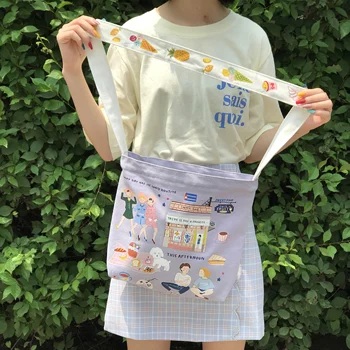 Tang Sugar bag/Canvas bag female satchel new original Instagram middle bag student casual wide shoulder bag female
Tang Sugar bag/Canvas bag female satchel new original Instagram middle bag student casual wide shoulder bag female