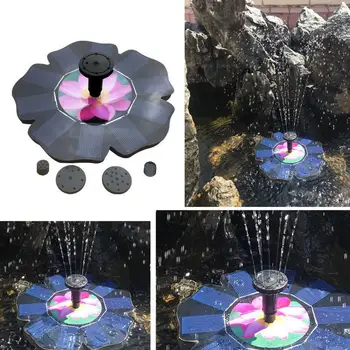 Solar Fountain Outdoor Solar Panel Fountain Water Pump Garden Floating Decor Lotus Pattern Water Fountain With 800MA battery
Solar Fountain Outdoor Solar Panel Fountain Water Pump Garden Floating Decor Lotus Pattern Water Fountain With 800MA battery
