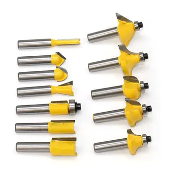 12Pcs/Set Milling Cutter Machine Tools Set Router Bit for Woodworking Cutters Carbide Shank Wood Trimming Engraving Tool
12Pcs/Set Milling Cutter Machine Tools Set Router Bit for Woodworking Cutters Carbide Shank Wood Trimming Engraving Tool