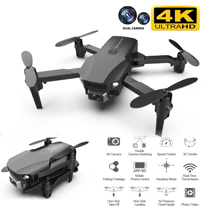 2020 New FPV Mini Drone With HD 4K Dual Cameras 1080P R16 Wifi Foldable Drones Hight Hold Mini RC Quadcopter Drone Toy For Child
2020 New FPV Mini Drone With HD 4K Dual Cameras 1080P R16 Wifi Foldable Drones Hight Hold Mini RC Quadcopter Drone Toy For Child