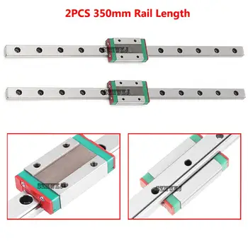 Set of 2x 350mm Miniature CNC Linear Rail Sliding Motion Mini Slide Rail Linear Guide W/ MGN12H Sliding Block CNC 3D Printer DIY
Set of 2x 350mm Miniature CNC Linear Rail Sliding Motion Mini Slide Rail Linear Guide W/ MGN12H Sliding Block CNC 3D Printer DIY