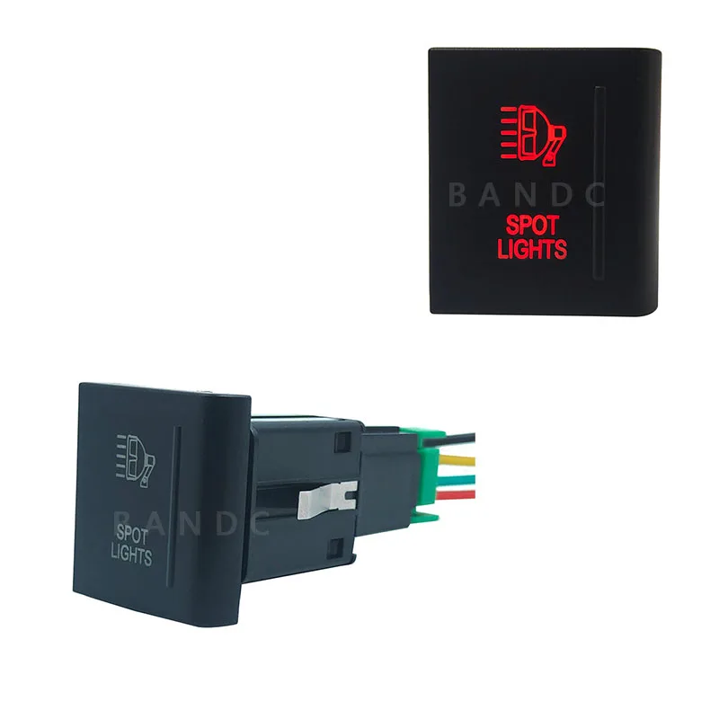 Red Led Lamp, Right Side Left Side Car SPOT LIGHTS Push Button Switch with Wiring Connector for VW Volkswagen Amarok, 3Amp 12V
Red Led Lamp, Right Side Left Side Car SPOT LIGHTS Push Button Switch with Wiring Connector for VW Volkswagen Amarok, 3Amp 12V