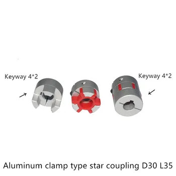 GKTOOLS D30mm L35mm Coupler Keyway Large Torque Elasticity Encoder Plum Coupling Elastic Clamp Jaw Spider CNC Stepper Motor
GKTOOLS D30mm L35mm Coupler Keyway Large Torque Elasticity Encoder Plum Coupling Elastic Clamp Jaw Spider CNC Stepper Motor