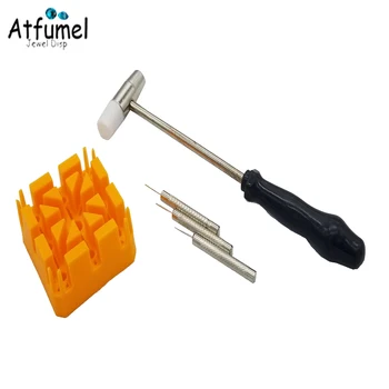 5Pcs Hammer Punch Pins Holder Meters of the Meter Repair Accessories Tools Kit Watch Band Bracelet Link Repair Jewelry Tools
5Pcs Hammer Punch Pins Holder Meters of the Meter Repair Accessories Tools Kit Watch Band Bracelet Link Repair Jewelry Tools