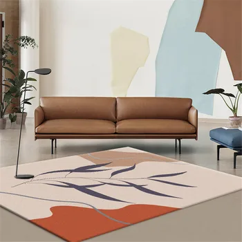 Nordic Pink Blue Gray Color Block Carpet Bedroom Floor Simple Fresh Abstract Leaf Plant Coffee Table Rug Mat Home Decor Area Rug 
Nordic Pink Blue Gray Color Block Carpet Bedroom Floor Simple Fresh Abstract Leaf Plant Coffee Table Rug Mat Home Decor Area Rug