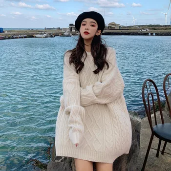 Knitted Sweater Women Spring New Pullover Oversized Pull Femme Jumper Sueter Mujer Truien Autumn Korean Befree Harajuku
Knitted Sweater Women Spring New Pullover Oversized Pull Femme Jumper Sueter Mujer Truien Autumn Korean Befree Harajuku