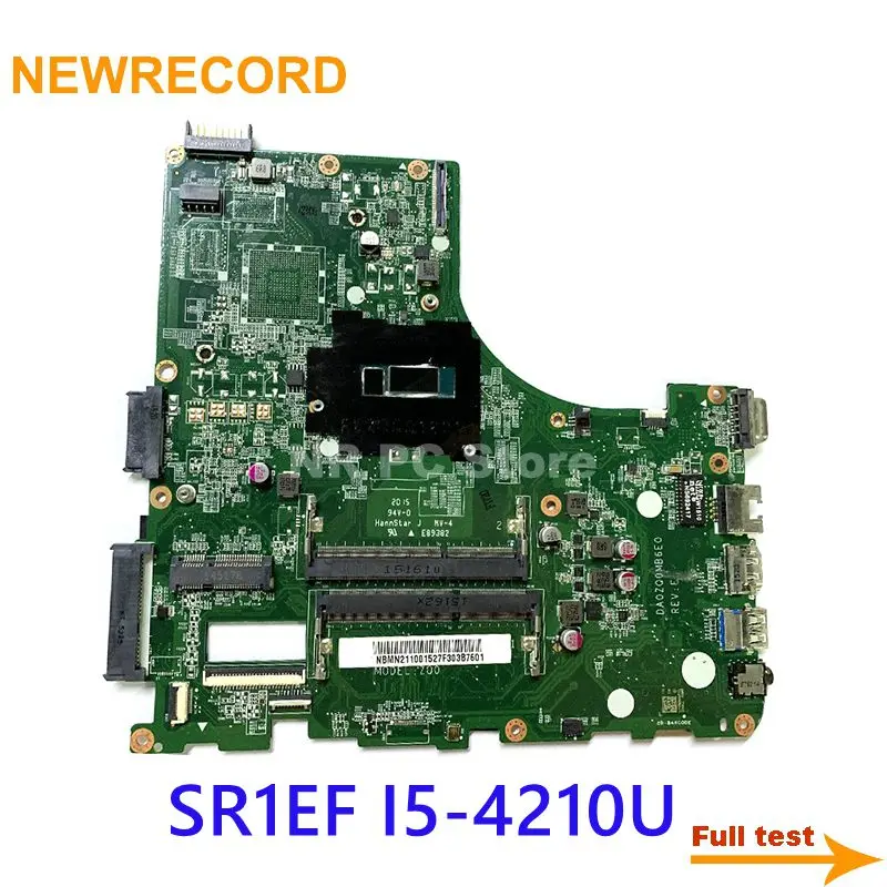 Новинка запись для acer aspire V3-472P E5-471 E5-471G V3-472 материнская плата ноутбука SR1EF I5-4210U CPU