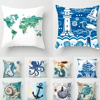 Pillowcase Ocean Animals Series Pillow Case Car Sofa Decoration Gifts Presents Fashion Creative Green Blue Style Cushion Cover
Pillowcase Ocean Animals Series Pillow Case Car Sofa Decoration Gifts Presents Fashion Creative Green Blue Style Cushion Cover