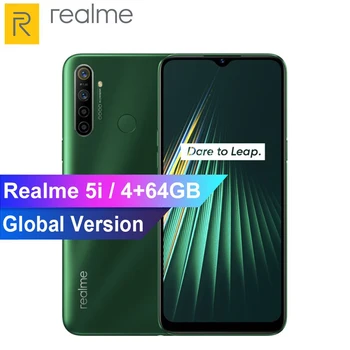 Realme 5i 4G 6.5 Inch Smartphone Snapdragon 665 AIE Octa Core Cellphone Android 9.0 4GB 64GB Mobile Phone Global Version 5000mAh
Realme 5i 4G 6.5 Inch Smartphone Snapdragon 665 AIE Octa Core Cellphone Android 9.0 4GB 64GB Mobile Phone Global Version 5000mAh
