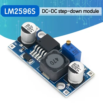 LM2596s DC-DC step-down power supply module 3A adjustable step-down module LM2596 voltage regulator 24V 12V 5V 3V
LM2596s DC-DC step-down power supply module 3A adjustable step-down module LM2596 voltage regulator 24V 12V 5V 3V